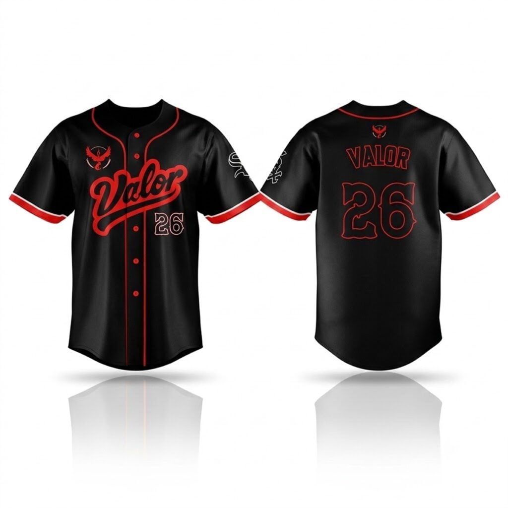 White Sox Pokemon Go Night Team Valor Jersey 2026 Giveaway 1