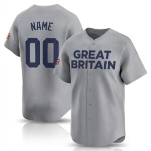 2026 Great Britain And UK Baseball Jersey 1