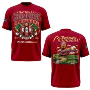 Oklahoma Baseball National Champions 2026 Mens College World Series Shirt 1