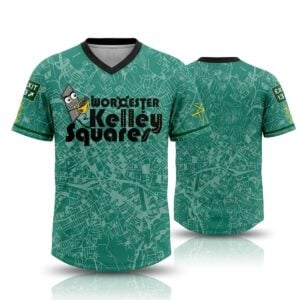 2026 Worcester Kelley Squares Green Theme Night Jersey 1