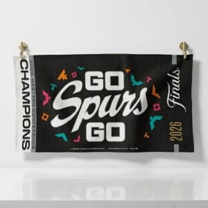 Spurs 2026 Finals Western Conference Champions Go Spurs Go Flag 0