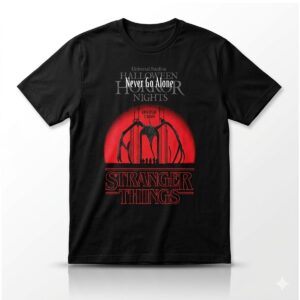 1 Never Go Alone Stranger Things Shirt 1