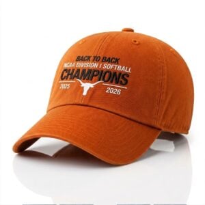 2026 Texas Softball Back To Back National Champions Hat 1