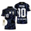 1 Argentina National Team Messi 2026 World Cup Final The Last Dance Shirt