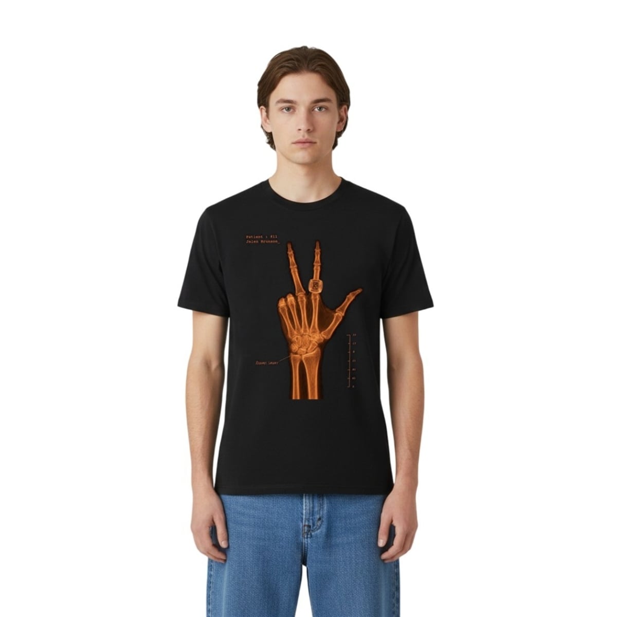 Jalen Brunson Hand X-Ray Shirt 3 1 Jalen Brunson Hand X Ray Shirt 3