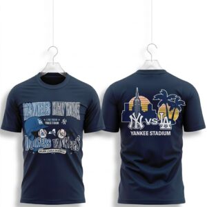 2026 Dodgers x Yankees At Yankee Stadium Shirt 1