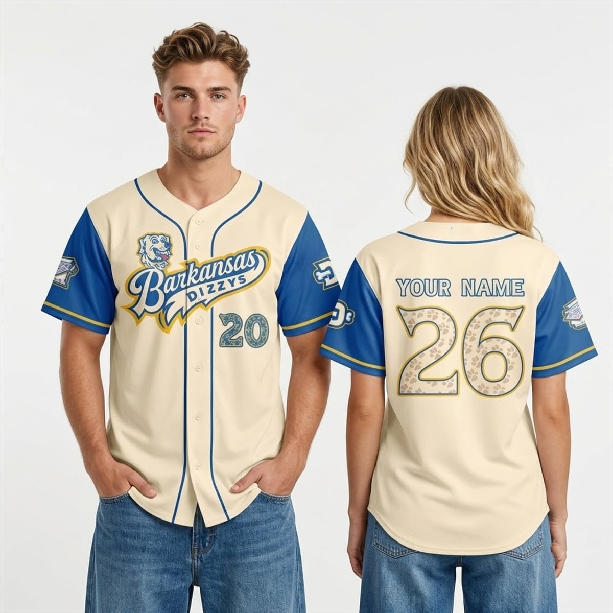 2026 Arkansas Travelers Barkansas Dizzys Jersey 2 2026 Arkansas Travelers Barkansas Dizzys Jersey 2