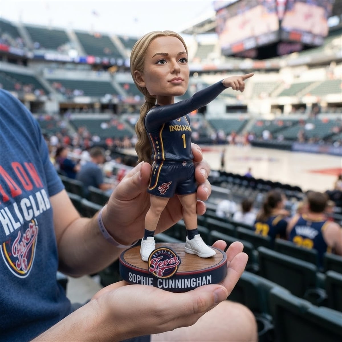 2026 Fever Sophie Cunningham Pointing Shirt Bobblehead 2 2026 Fever Sophie Cunningham Pointing Shirt Bobblehead 2
