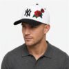 Mikal Bridges Yankees Rose 2026 Hat 4 2026 Mikal Bridges NY Yankees Rose Hat 2