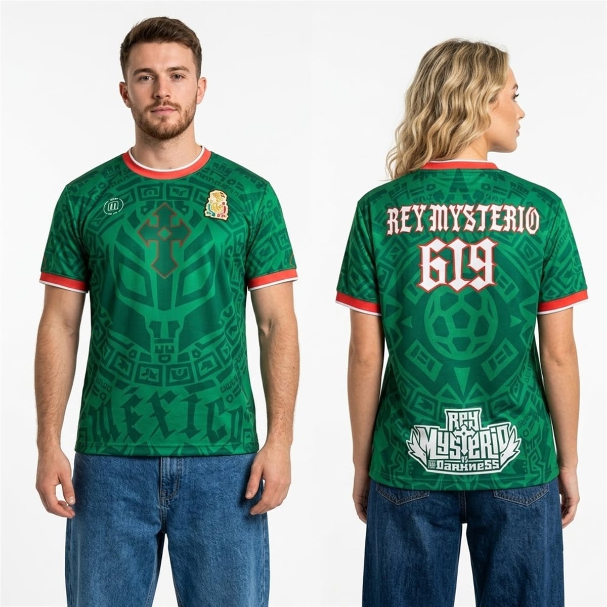 2026 Rey Mysterio 619 Mexico Football Jersey 2 2026 Rey Mysterio 619 Mexico Football Jersey 2