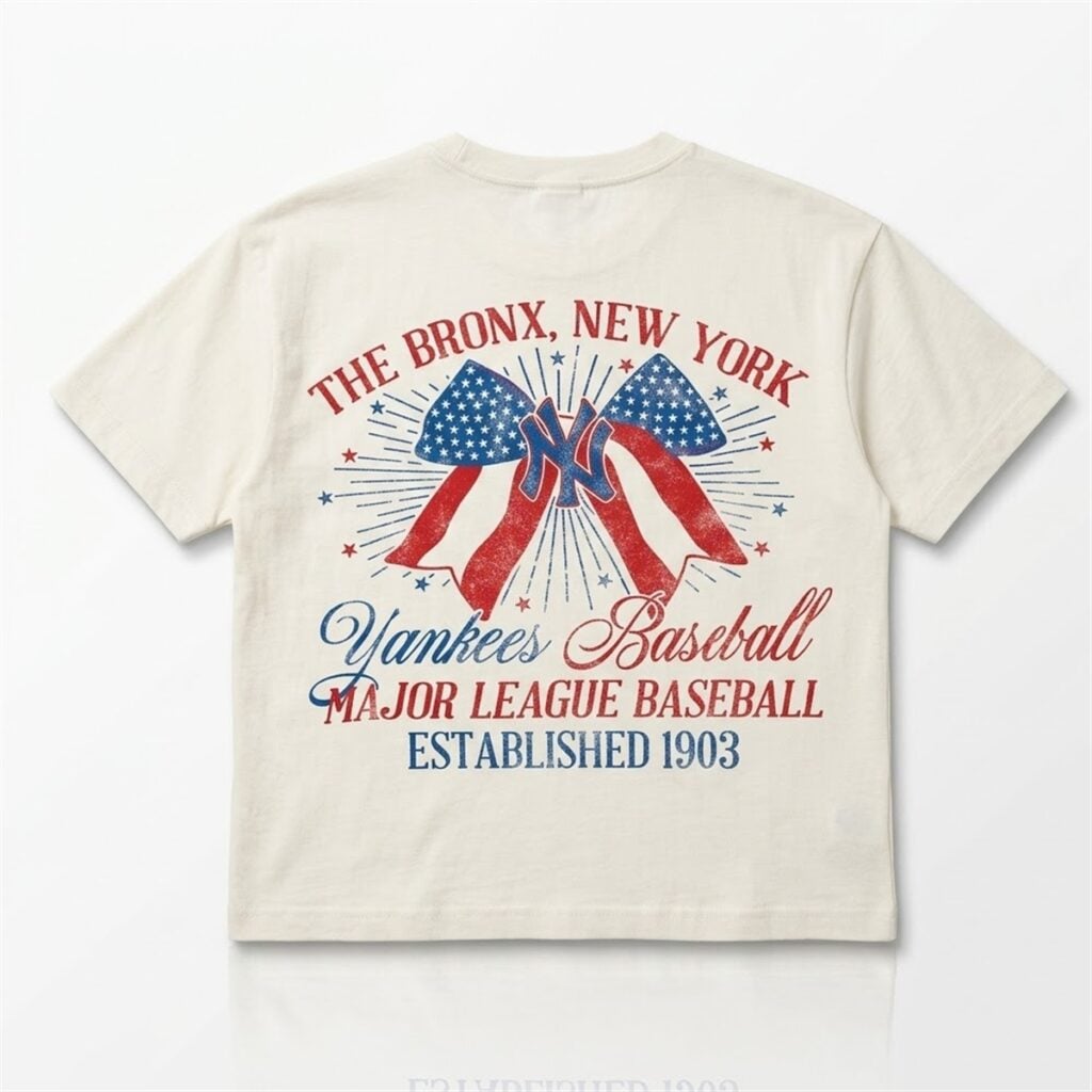 2026 The Bronx NY Yankees Baseball 4th Of July Shirt 1
