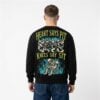 3 Heart Says Pit Knees Say Sit Skull Sweatshirt