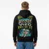 4 Heart Says Pit Knees Say Sit Skull Hoodie