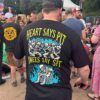 6 Heart Says Pit Knees Say Sit Skull Shirt