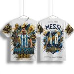 Argentina Messi 2026 World Cup Champions Shirt