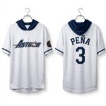 Astros Jeremy Pena Short Sleeve 90s Hoodie Jersey 2026 Giveaway
