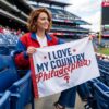Brandon Marsh I Love My Cointry Philadelphia Phillies Flag 2