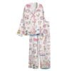 Coastal Preppy Summer Beach Coquette Girly Vacation Pajama Set 2