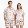 Coastal Preppy Summer Beach Coquette Girly Vacation Pajama Set 3