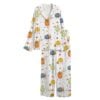 Funny Fall Pumpkin Season Cute Smiling Characters Pajama Set 6