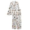 Halloween Colorful Doodle Line Art Pajama Set 4