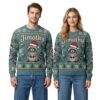 Jimothy Raccoon Santa Hat Funny Ugly Christmas Sweater 2