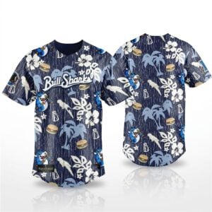 2026 Durham Bulls Margaritaville Night Jersey 1