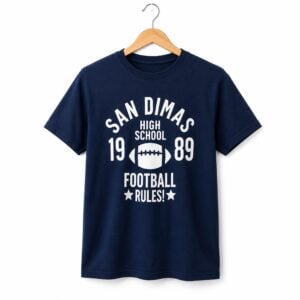 Brandon Walker San Dimas High School 1989 Football Rules Shirt 1