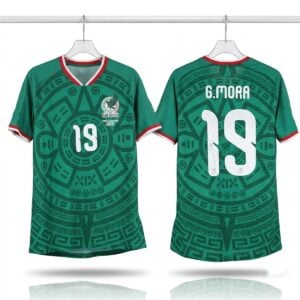 2026 Mexico Gilberto Mora Green World Cup Jersey 1