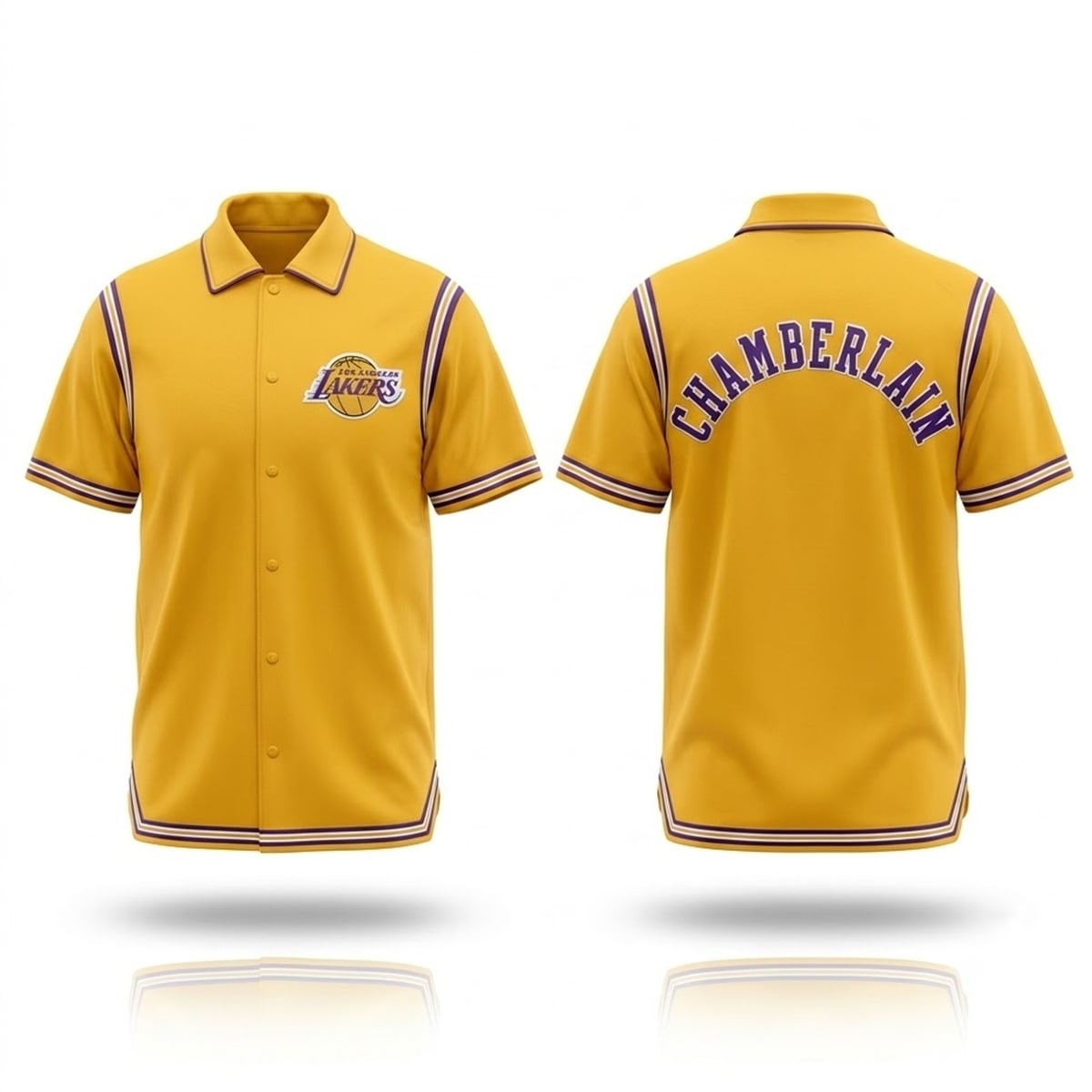 Quinn Brown Lakers Wilt Chamberlain Shirt 1