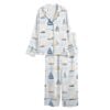 Sailboat Stripe Nautical Coastal Pajama Set 5 Sailboat Stripe Nautical Coastal Pajama Set 5
