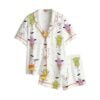 Summerween Funny Halloween Characters Spooky Season Pajama Set 7 Summerween Funny Halloween Characters Spooky Season Pajama Set 1