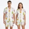 Summerween Funny Halloween Characters Spooky Season Pajama Set 4 Summerween Funny Halloween Characters Spooky Season Pajama Set 3