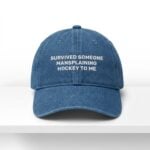 Survived Someone Mansplaining Hockey To Me Hat