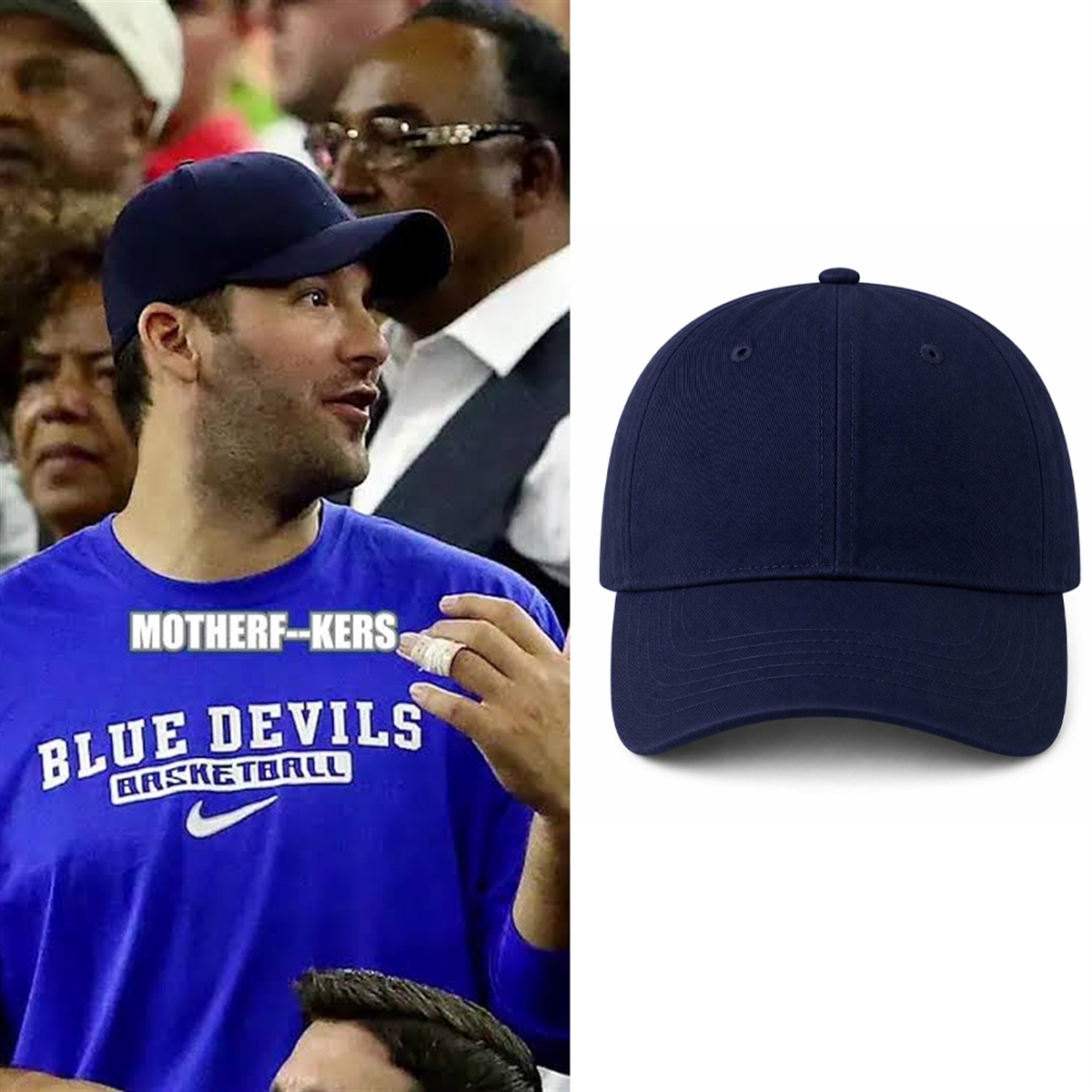 Tony Romo Pizza Hut Blue Hat 4