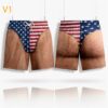 USA Patriotic Men Swim Trunks Hawaiian Shorts 1