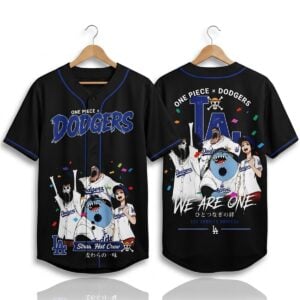 LA Dodgers One Piece Night 2026 Straw Hat Crew Jersey 1