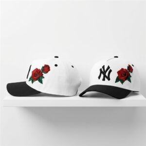 2026 Mikal Bridges NY Yankees Rose Hat 1