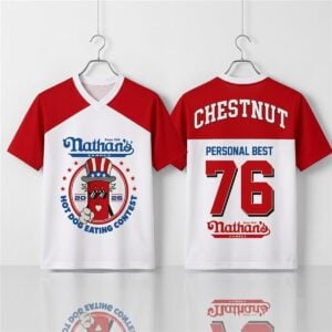 2026 Joey Chestnut Nathans Famous Hot Dog Contest Jersey 1