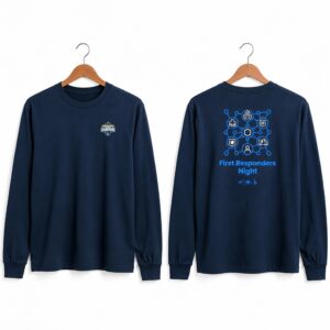 LA Dodgers First Responders Night Long Sleeve Shirt 2026 Giveaway 1