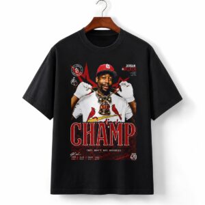 1 Cardinals Jordan Walker Home Run Derby Champion 2026 Shirt Giveaway
