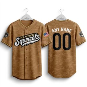 Richmond Flying Squirrels Military Appreciation Night 2026 Jersey Giveaway 1