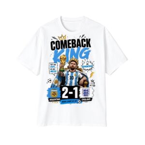 1 2026 Comeback King Messi Argentina Football Champion Shirt 1