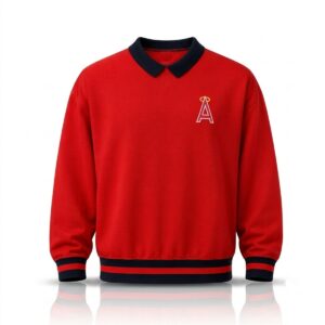 LA Angels Throwback Collared Crewneck 2026 Giveaway 1