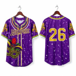Memphis Redbirds Mardi Gras Jersey 2026 Giveaway 1