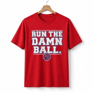 1 2026 Philadelphia Baseball Run The Damn Ball Shirt 1
