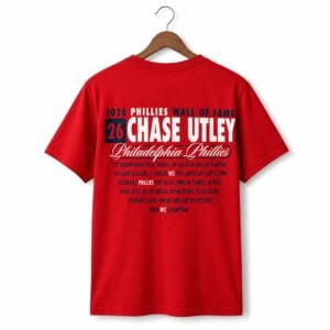 1 2026 Phillies Wall of Fame Chase Utley Shirt