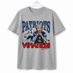 2026 Patriots Drake Maye Adam Vinatieri Shirt