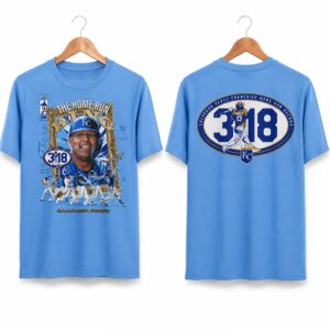 1 KC Royals Salvador Perez 318 The Home Run King 2026 Shirt