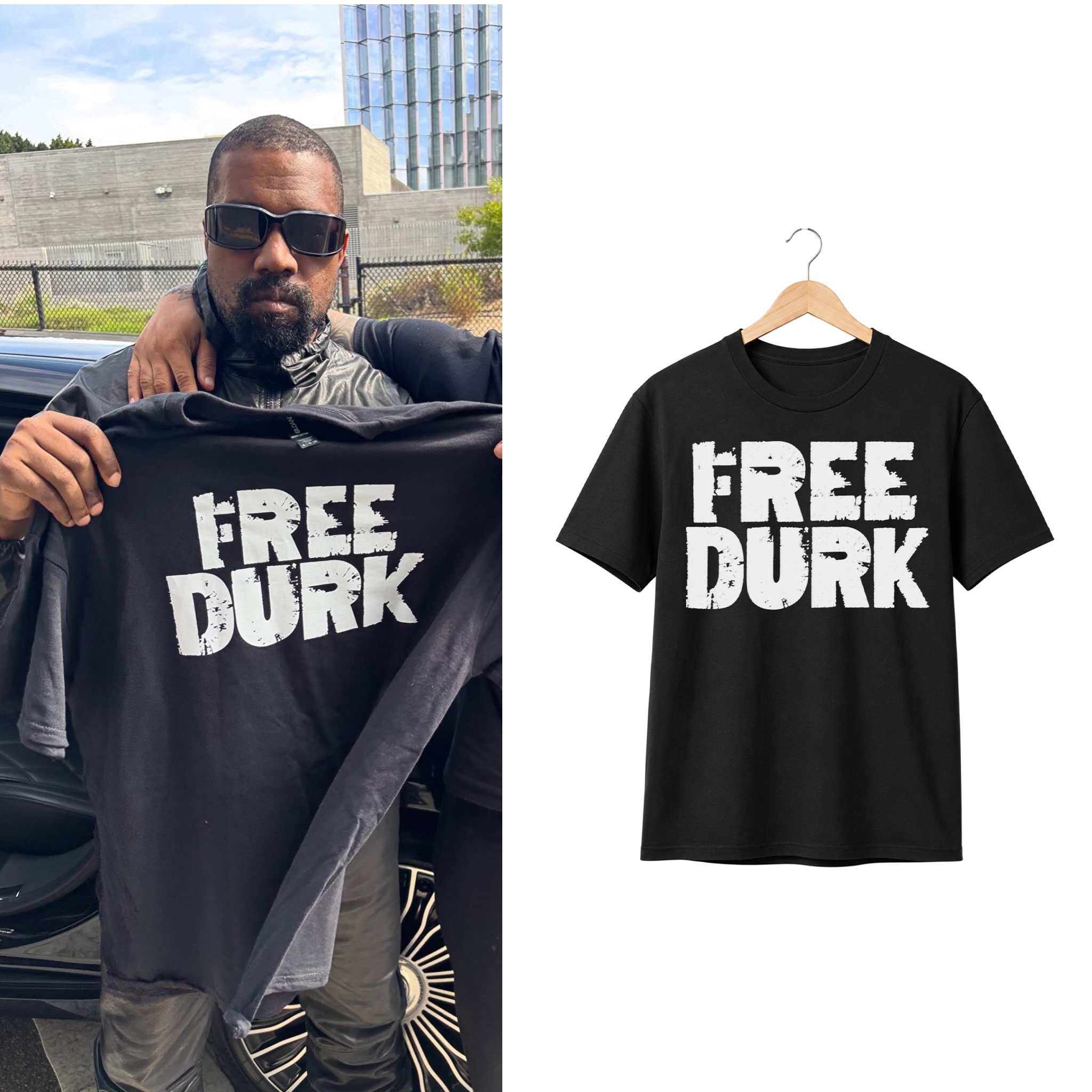 5 Kanye West Free Durk Shirt